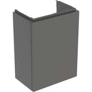 Geberit Acanto - Шкафче за умивалник, 54x39x25 см, 1 врата, панти ляво/дясно, лава 503.001. JK. 1 (503.001.JK.1)