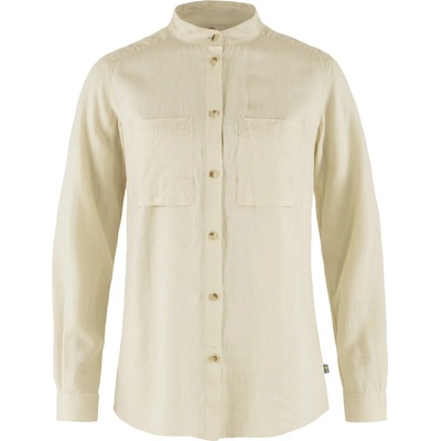 Fjällräven Дамска риза с копчета Fjällräven Women's Övik Hemp Shirt L/S Shirt - Chalk White (133-1026-0112)
