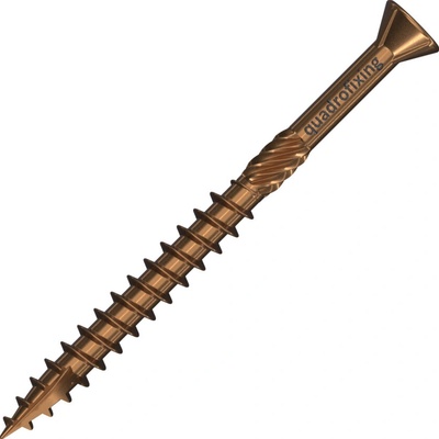 Nerezové skrutky 4,0–5,0 mm na terasu a fasádu QUADROFIX ANTIK C2