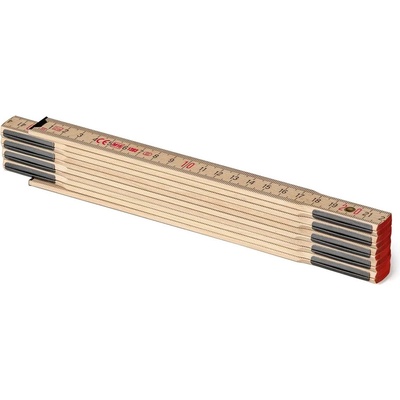 METRIE Skládací metr Perfekt 10 přírodní 2 m