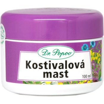 Dr. Popov Herbal ointments Comfrey масажен крем за мускули, стави и сухожилия 100ml