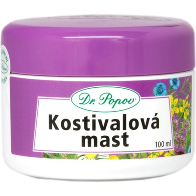 Dr. Popov Herbal ointments Comfrey масажен крем за мускули, стави и сухожилия 100ml