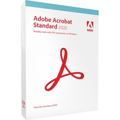 Adobe Acrobat Standard DC 1 uživatel 2 zařízení 1 rok EU Elektronická licence