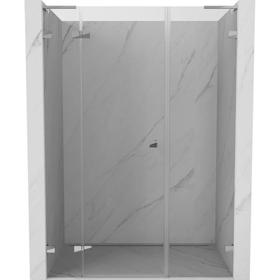 Mexen Lunar L лява врата за душ кабина 155 см, прозрачна, хром - 834SL-155-050-01-00-L (834SL-155-050-01-00-L)