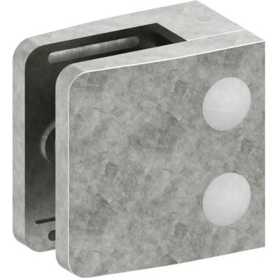 Feldmann 1400-ZN0 - ZAMAK držiak skla na rovinu - model 14, pre nerezové zábradlie