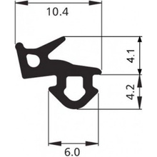 DAB Trade Těsnění DA-1126A Veka (EPDM)