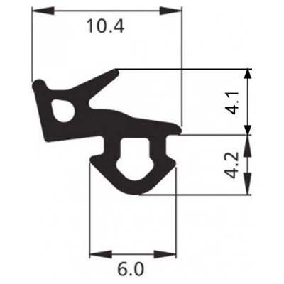 DAB Trade Těsnění DA-1126A Veka (EPDM)