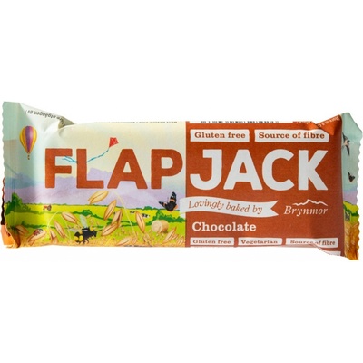 Wholebake Flapjack ovesný bezlepkový poleva s čokoládovou příchutí 80 g