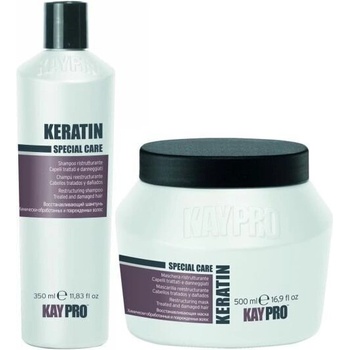 KAY PRO Комплект с кератин за преструктуриране на увредена коса KayPro Keratin Duo