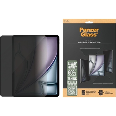 Panzer Стъклен протектор PanzerGlass за Apple iPad Air 13/iPad 13 Pro (2024) UWF 4-way Privacy