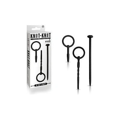 NMC Knot-Knot Urethral Souding Kit 1 Black, dilatátory penisu – Zboží Mobilmania