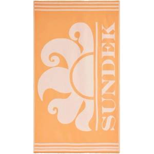 SUNDEK Хавлиена кърпа Sundek Fouta jacquard beach logo towel - Orange (Sunset)