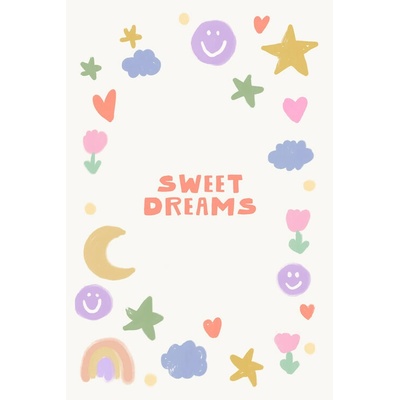 Plagát, Obraz - Sweet Dreams Happy Doodles, Treechild, 26.7 × 40 cm