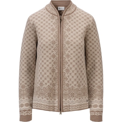 Dale of Norway Дамско вълнено яке Dale of Norway Women's Solfrid Jacket Wool jacket - Mountainstone / Sand / Off White - размер XL (105-1999-0815)