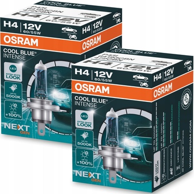 Osram Cool Blue H4 12V 60/55W P43t 2 ks