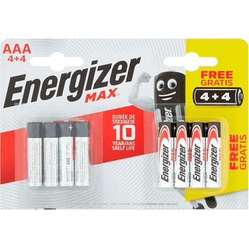 Image 1 of Energizer Алкални батерии Energizer MAX AAA - 8 бр (MAX AAA 10184)