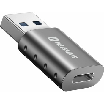 Swissten Adapter USB-A(M)/USB-C(F)