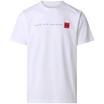 Image 1 of The North Face M Never Stop Exploring Regular Short Sleeve Tee-Graphic Размер: L / Цвят: бял