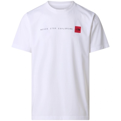 The North Face M Never Stop Exploring Regular Short Sleeve Tee-Graphic Размер: L / Цвят: бял