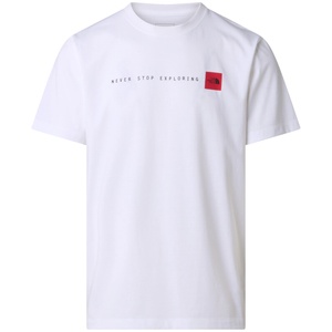The North Face M Never Stop Exploring Regular Short Sleeve Tee-Graphic Размер: M / Цвят: бял