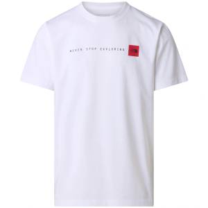 The North Face M Never Stop Exploring Regular Short Sleeve Tee-Graphic Размер: XL / Цвят: бял