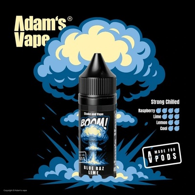 Adams vape Boom! Shake & Vape Blue Raz Lime 5 ml