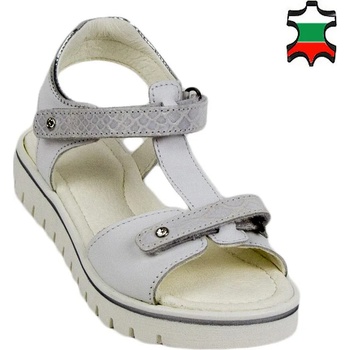 Image 1 of Български обувки Детски сандали от бяла естествена кожа от 27 до 34 размер 33825