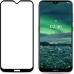  Удароустойчив стъклен протектор за екран марка AMORUS за Nokia 2.3 - цвят черен