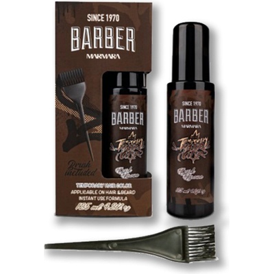 Marmara Barber Temporary Hair Color Dark Brown tmavo hnedá 125 ml