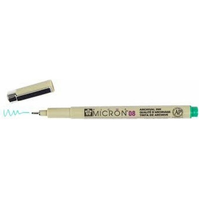 Sakura Pigma Micron - Green Tloušťka hrotu: 08 (0,50 mm)