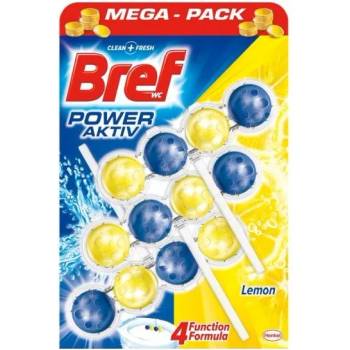 Henkel Ароматизатор за Тоалетна Чиния Bref Power Aкtiv Lemon 3 х 50 г