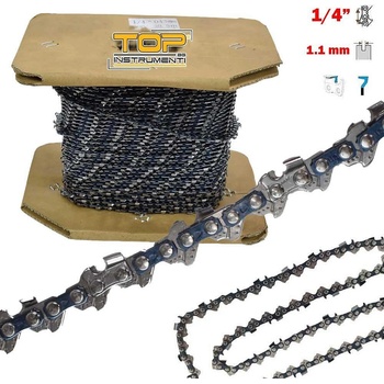 UNI Верига за резачки, 1/4", 1.1 мм дебелина на звено, ролка 30.5 метра (uni-012110)