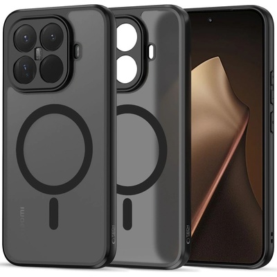 Tech-Protect Твърд кейс с MagSafe пръстен за Xiaomi 15T Pro от Tech-Protect MagMat - Matte Black (5906302334735)