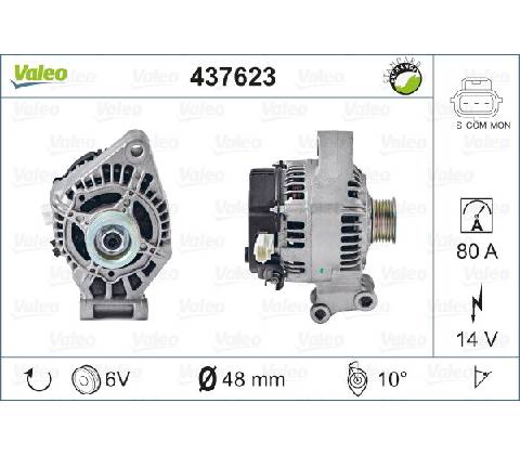 Alternátor VALEO 437623