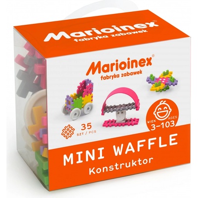 Marioinex MINI WAFLE 35ks Konštruktér dievčatá