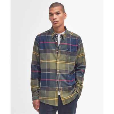 Barbour Риза с дълъг ръкав Barbour Men's Edderton Long Sleeve Patterned Shirt - Clssc Trtn TN52