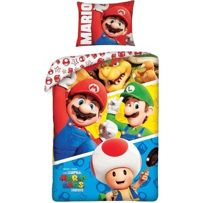 Halantex Детски спален комплект Halantex - Super Mario All (SMM-003BL)