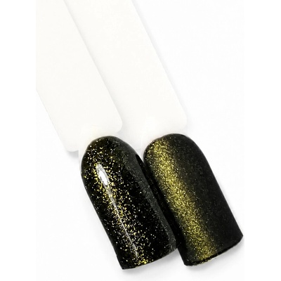 NL nails professional Uv Led barevný gel glitter black period 5ml