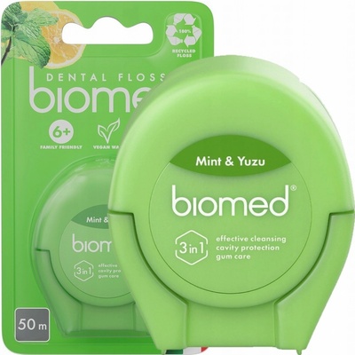 Splat Zubná niť Mäta a Yuzu BIOMED 50 m