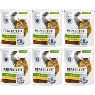 PERFECT FIT Senior 7+ bohaté na kuracie mäso 6 x 750 g