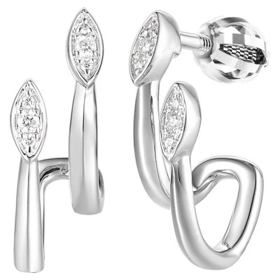 Gems, Originální náušnice Livoria, bílé zlato s brilianty, 585-38-3-1693.1B00.0.00.HSI.000.05