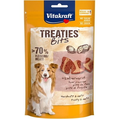 Vitakraft Treaties Bits výhodné balení: s jitrnicí 2 x 120 g