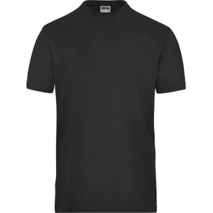Daiber jn 1802 / Мъжка еластична тениска от органичен памук - черна xxl (02180200205)