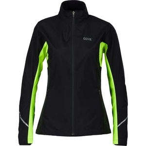 GORE Wear Дамско яке за бягане GORE Wear Women's R3 Partial GORE-TEX Infinium Jacket Running jacket - Black / Neon Yellow - размер 44 (EU) (128-0285-0116)