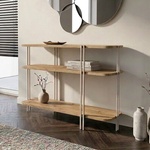 TopMebel Конзола Notus TopMebel меламин - метал в цвят сапфирен дъб 92x34.5x75cm