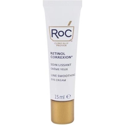 RoC Retinol Correxion Line Smoothing околоочен крем против подпухналост, тъмни кръгове и бръчки 15 ml за жени