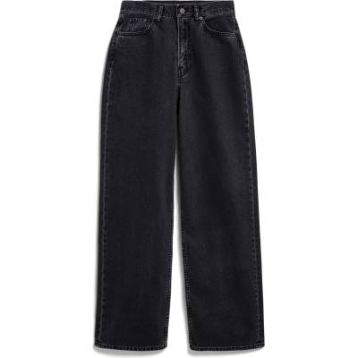 Armedangels Дамски ежедневен панталон ARMEDANGELS Women's Enijaa High Waist Wide Jean Casual trousers - Ebony Black - размер 40 (107-4864-0115)