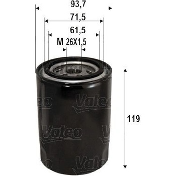 Olejový filter VALEO 586090 586090