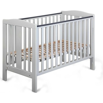 YappyKids Přístavná postýlka QU LIGHT GREY 120x60