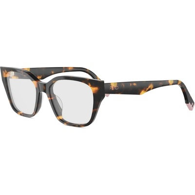 Fendi Way Havana Geometric Eyeglasses